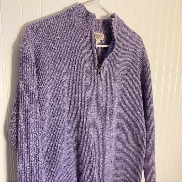 St Johns Bay Men’s 1/4 Zip Pullover 100% Cotton Size Large - Picture 2 of 11